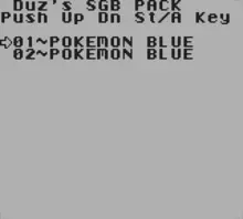 Image n° 1 - screenshots  : Pokemon Red-Blue 2-in-1